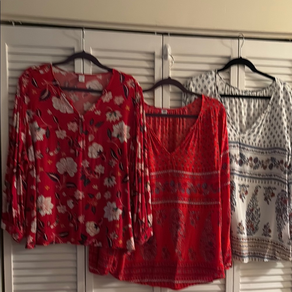 Blouses Bundle any 3 blouses for $13